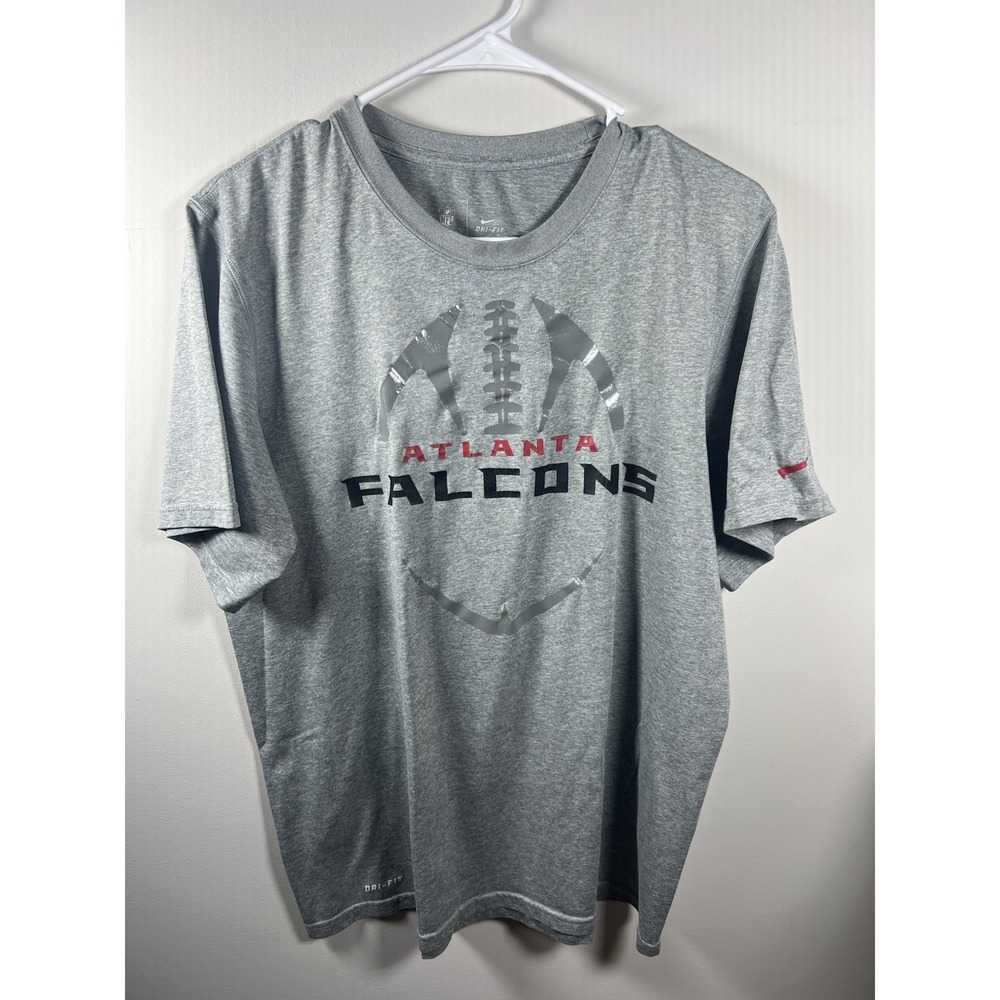 #K225 MEN Medium Nike DRI-FIT SHIRT ATLANTA FALCONS NFL Performance